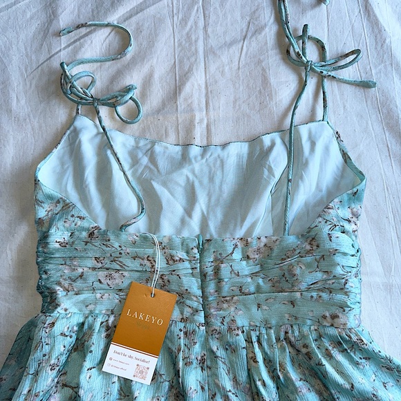 Lakeyo Sage Spaghetti Strap Midi Dress size S - Picture 6 of 7